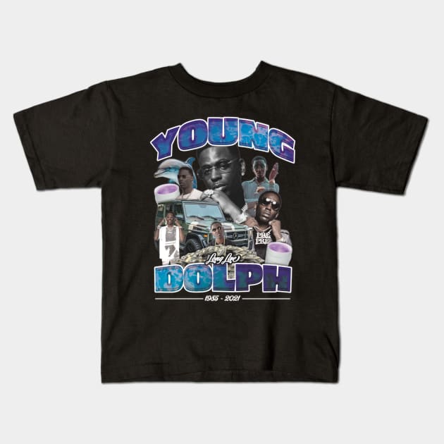 Long Live Dolph Throwback Kids T-Shirt by braprone